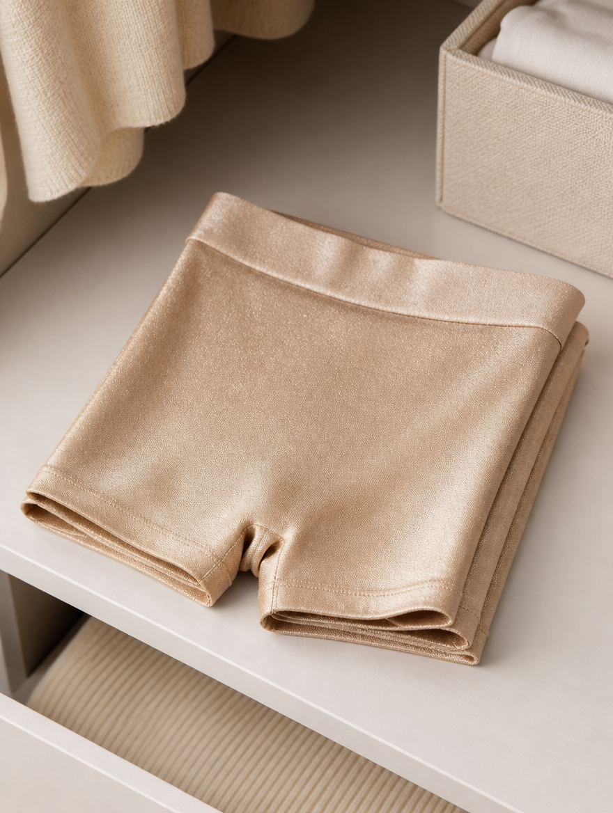 Panty con Brillo Beige | Comodidad y Realce Diario