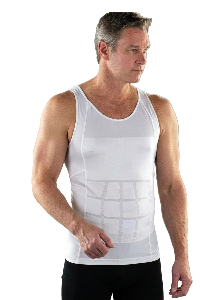 Camiseta de Compresión Moldeadora para Hombre | Silueta Definida bajo la Ropa