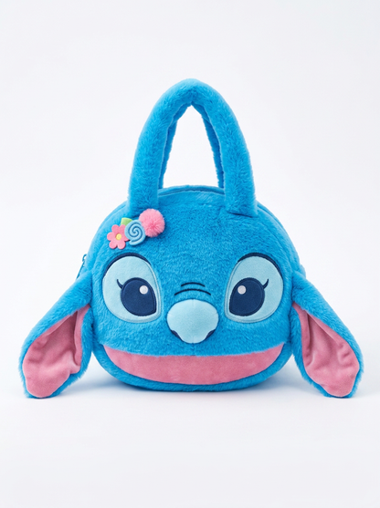 Mochila de Peluche para Niños | Diseño Tierno de Personaje Azul