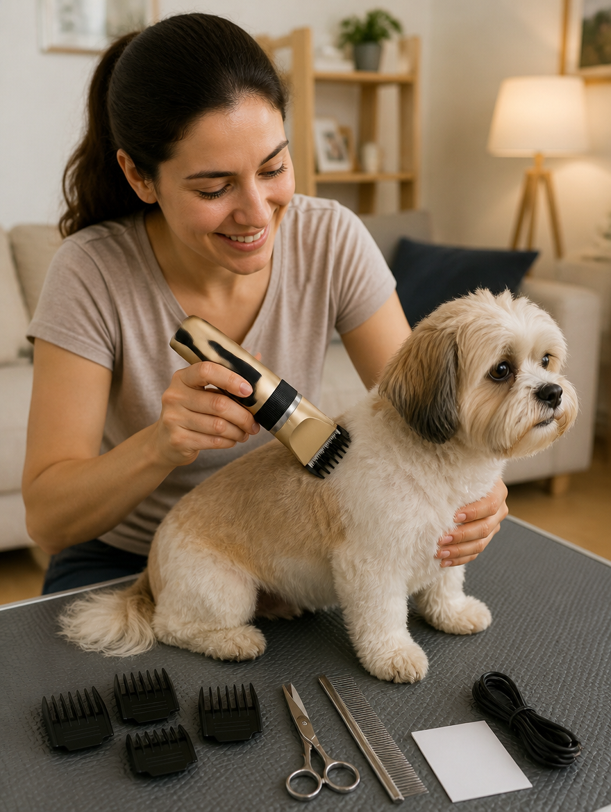 Cortadora de Pelo para Mascotas | Silenciosa y Fácil de Usar en Casa