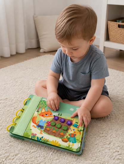 Libro Silencioso Interactivo para Niños | Aprende Jugando