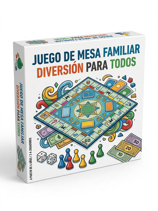 Juego de Mesa de Tablero Familiar | Compra, Vende y Diviértete