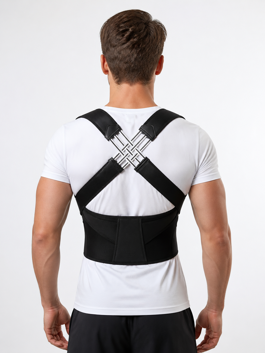Corrector de Postura Unisex | Ajuste Cómodo para Espalda Recta