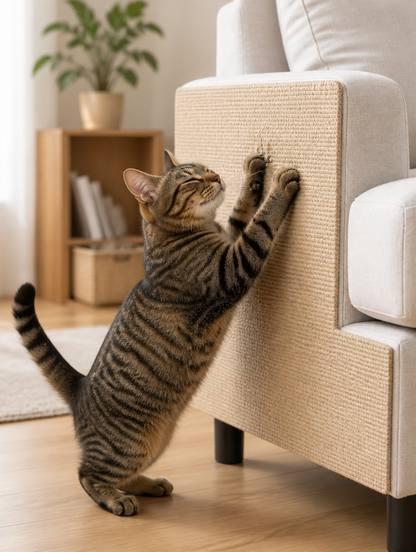 Tapete Rascador Autoadhesivo para Gatos | Protege tus Muebles