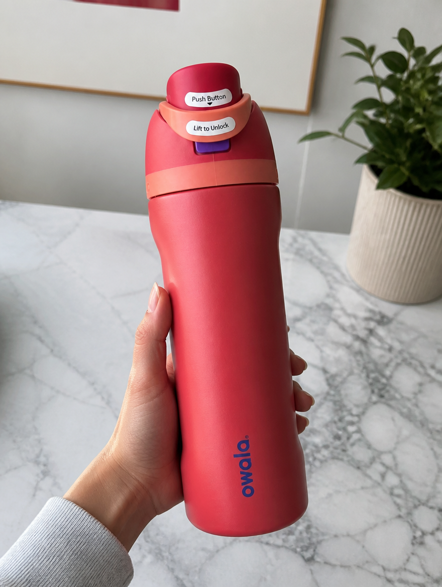 Owala FreeSip 24oz: Colores Sólidos