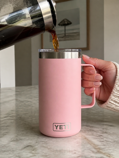 Yeti Rambler 24oz Mug | Taza Térmica con Asa, 710ml