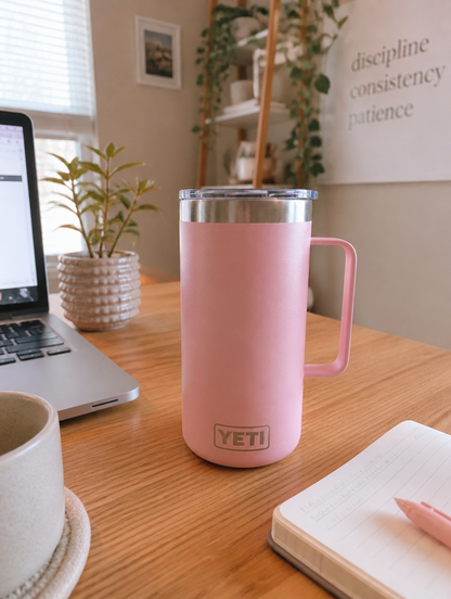 Yeti Rambler 24oz Mug | Taza Térmica con Asa, 710ml