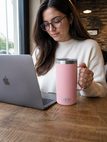 Yeti Rambler 24oz Mug | Taza Térmica con Asa, 710ml