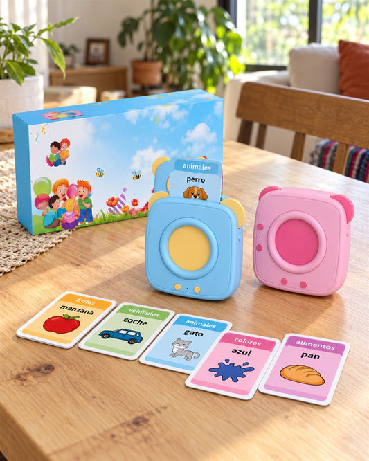 lector de cartas ilustradas para niños foto del envase