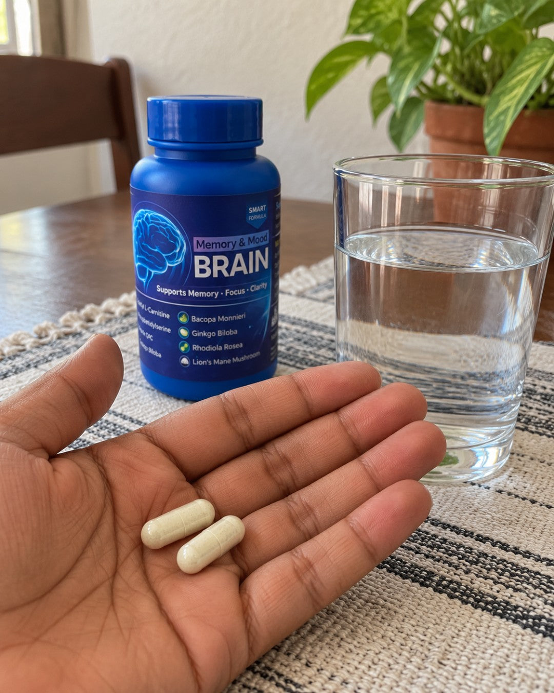 neuro brain porción