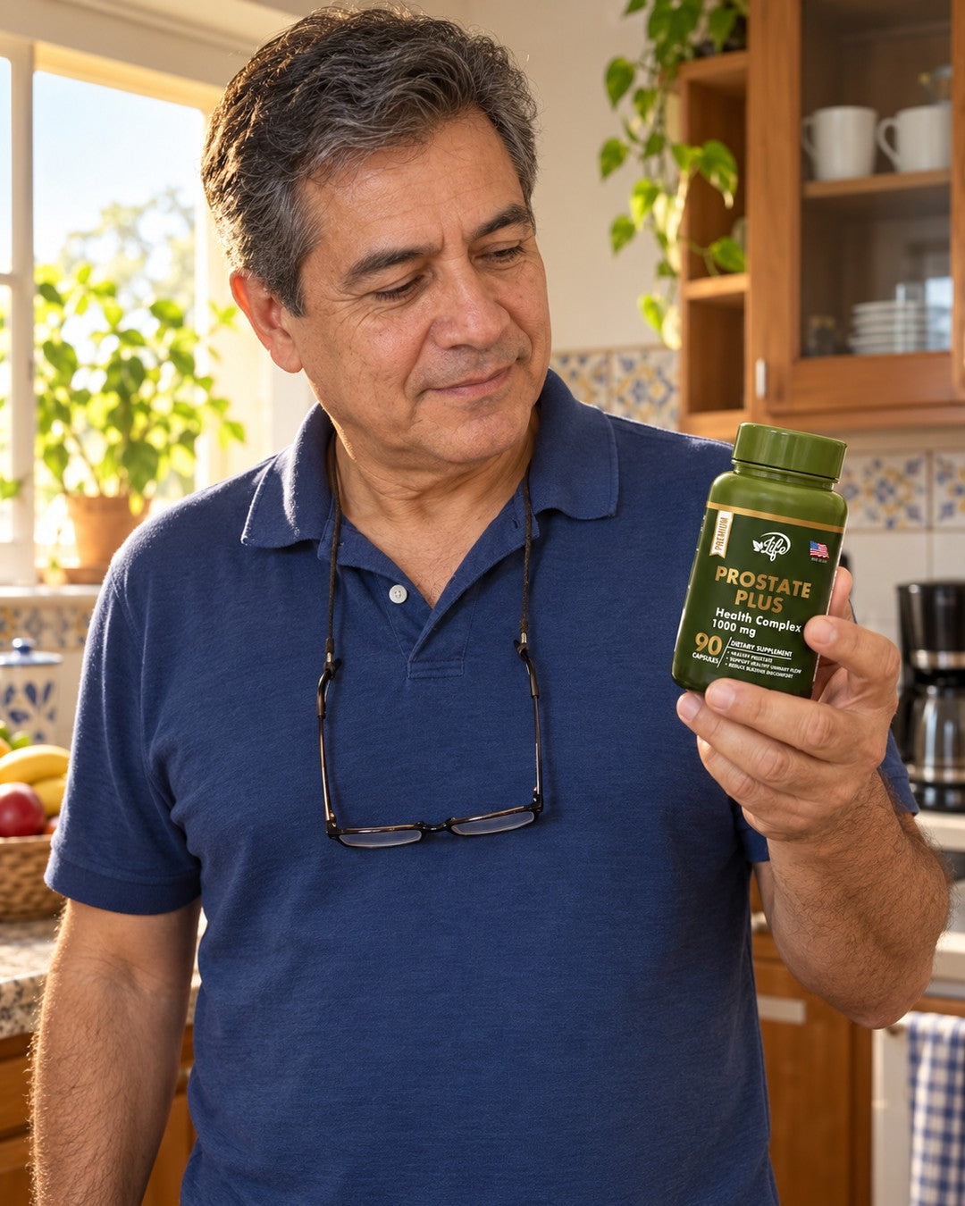 Prostate Plus Health Complex en la mano