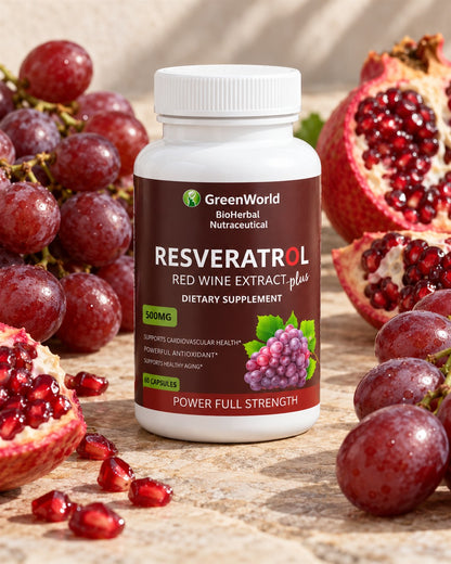 Resveratrol GreenWorld con sus ingredientes